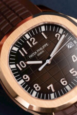 Patek Philippe Aquanaut 5167 Dial Brown Replica Watches Rubber Strap 40mm - Image 3