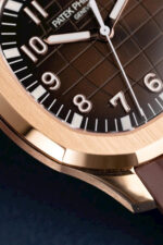 Patek Philippe Aquanaut 5167 Dial Brown Replica Watches Rubber Strap 40mm - Image 6