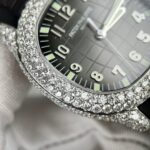 Patek Philippe Replica Watch Aquanaut 5167 Custom Moissanite Diamonds 3K Factory 40mm - Image 5