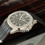 Patek Philippe Replica Watch Aquanaut 5167 Custom Moissanite Baguette Diamonds 40mm - Image 3