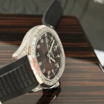 Patek Philippe Replica Watch Aquanaut 5167 Custom Moissanite Baguette Diamonds 40mm - Image 5