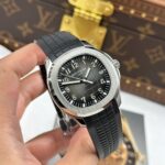 Patek Philippe Aquanaut 5167 Knock Off Watches Gray Dial Rubber Strap BBF Factory 40mm