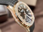 Patek Philippe Aquanaut 5167R Replica Watch 18K Solid Gold Natural Diamond 40mm - Image 8
