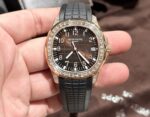 Patek Philippe Aquanaut 5167R Replica Watch 18K Solid Gold Natural Diamond 40mm - Image 2