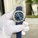 Patek Philippe Aquanaut 5168 Best Copies Watches Blue Dial Rubber Strap BBF Factory 42.2mm