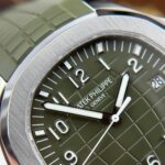 Patek Philippe Aquanaut 5168 Green Imitation Watches Engraving Machine BBF Factory 42mm - Image 4
