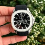 Patek Philippe Aquanaut 5261 Replica Watch Best Quality Black Rubber Strap 40mm
