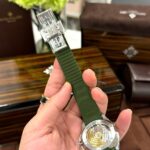 Patek Philippe Aquanaut 5261G Best Replica Watches Green Dial Rubber Strap 40mm - Image 6