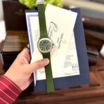 Patek Philippe Aquanaut 5261G Best Replica Watches Green Dial Rubber Strap 40mm
