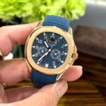 Patek Philippe Aquanaut 5261R Replica Watches Best Quality Blue Dial Rubber Strap 40mm - Image 2