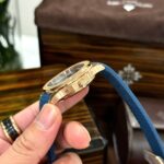 Patek Philippe Aquanaut 5261R Replica Watches Best Quality Blue Dial Rubber Strap 40mm - Image 4