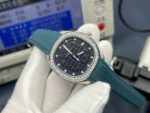 Patek Philippe Aquanaut 5268G Imitation Watches Charcoal Blue Dial Rubber Strap PPF Factory 38.8mm - Image 2