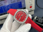 Patek Philippe Aquanaut 5268G Knock Off Watches Red Dial Rubber Strap PPF Factory 38.8mm - Image 3