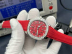 Patek Philippe Aquanaut 5268G Knock Off Watches Red Dial Rubber Strap PPF Factory 38.8mm - Image 4