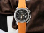 Patek Philippe Aquanaut 5968A Replica 11 Watch Orange Rubber Strap 42.2mm - Image 2