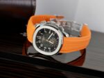 Patek Philippe Aquanaut 5968A Replica 11 Watch Orange Rubber Strap 42.2mm - Image 3