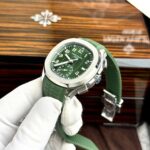 Patek Philippe Replica Watch Aquanaut 5968G Green Dial Rubber Strap 42.2mm - Image 4