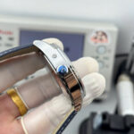 Patek Philippe Replica Watches Calatrava Pilot Travel Time 5524G Blue Dial Leather Strap 42mm - Image 5