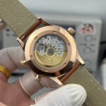 Patek Philippe Best Replica Watches Calatrava Pilot Travel Time 5524R Brown Dial Leather Strap 42mm - Image 7