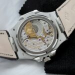 Patek Philippe Copies Watches Nautilus 5724 Gray Dial Leather Strap PPF Factory 40mm - Image 9