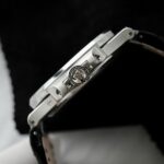 Patek Philippe Copies Watches Nautilus 5724 Gray Dial Leather Strap PPF Factory 40mm - Image 7