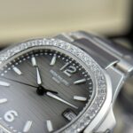 Patek Philippe Fake Watch Nautilus 7010 Gray Dial Womens 32mm - Image 6