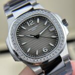 Patek Philippe Fake Watch Nautilus 7010 Gray Dial Womens 32mm - Image 5