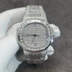 Patek Philippe Best Replica Watch Nautilus 5719 Custom CVD Diamond And White Gold 40mm