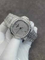 Patek Philippe Best Replica Watch Nautilus 5719 Custom CVD Diamond And White Gold 40mm - Image 2