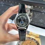 Patek Philippe Replica Watch Complications 5205G Gray Dial Leather Strap 40mm