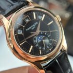 Patek Philippe Complications 5205R Replica Watch Black Dial Rose Gold 40mm - Image 6