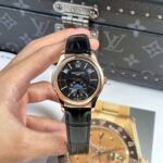 Patek Philippe Complications 5205R Replica Watch Black Dial Rose Gold 40mm
