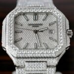 Patek Philippe Cubitus 5821 Copies Watches Diamonds Moissanite Hong Kong Custom 45mm - Image 6