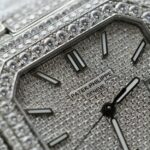 Patek Philippe Cubitus 5821 Copies Watches Diamonds Moissanite Hong Kong Custom 45mm - Image 7