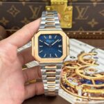 Patek Philippe Cubitus 5821 Demi Rose Gold Replica Watches Blue Dial Automatic Movement 45mm