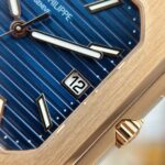 Patek Philippe Cubitus 5821 Demi Rose Gold Replica Watches Blue Dial Automatic Movement 45mm - Image 6