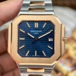 Patek Philippe Cubitus 5821 Demi Rose Gold Replica Watches Blue Dial Automatic Movement 45mm - Image 4