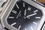 Patek Philippe Cubitus 5821 Replica Watches Black Dial Stainless Steel TW Factory 45mm - Image 6