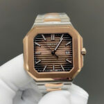 Patek Philippe Cubitus 5821 Demi Rose Gold Best Replica Watch Dial Chocolate 45mm