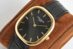 Patek Philippe Ellipse 5738R Replica Watches Black Dial Leather Strap 34x39mm - Image 2