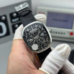 Patek Philippe Golden Ellipse 5738 Grand Feu Black Enamel Replica Watches OM Factory 34.5×39.5mm - Image 2