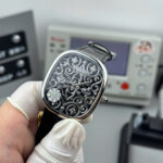 Patek Philippe Golden Ellipse 5738 Grand Feu Black Enamel Replica Watches OM Factory 34.5×39.5mm - Image 3