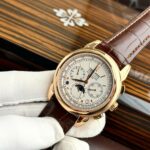 Patek Philippe Grand Complications 5270 Clone Watches White Dial Leather Strap 41mm - Image 3