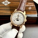 Patek Philippe Grand Complications 5270 Clone Watches White Dial Leather Strap 41mm - Image 2