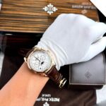 Patek Philippe Grand Complications 5270 Clone Watches White Dial Leather Strap 41mm - Image 8