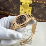 Patek Philippe Nautilus 5711 Refined Max Option 18K Gold Wrapped Chocolate Dial 40mm - Image 5
