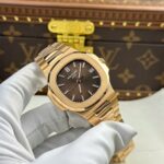 Patek Philippe Nautilus 5711 Refined Max Option 18K Gold Wrapped Chocolate Dial 40mm - Image 4