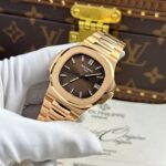 Patek Philippe Nautilus 5711 Refined Max Option 18K Gold Wrapped Chocolate Dial 40mm - Image 3