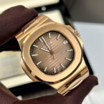 Patek Philippe Best Replica Watch Nautilus 5711 Gold Wrapped Brown Dial 3K Factory 40mm - Image 2