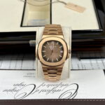 Patek Philippe Best Replica Watch Nautilus 5711 Gold Wrapped Brown Dial 3K Factory 40mm
